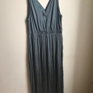 Maxi silk dress